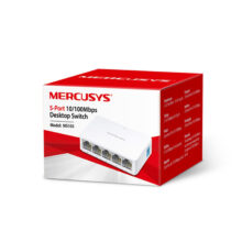 سوئیچ 5 پورت مگابیت و دسکتاپ مرکوسیس MERCUSYS MS105 گارانتی پارس اتباط