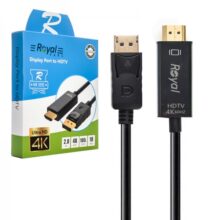 كابل تبديل Display to HDMI 1.8M رويال ROYAL