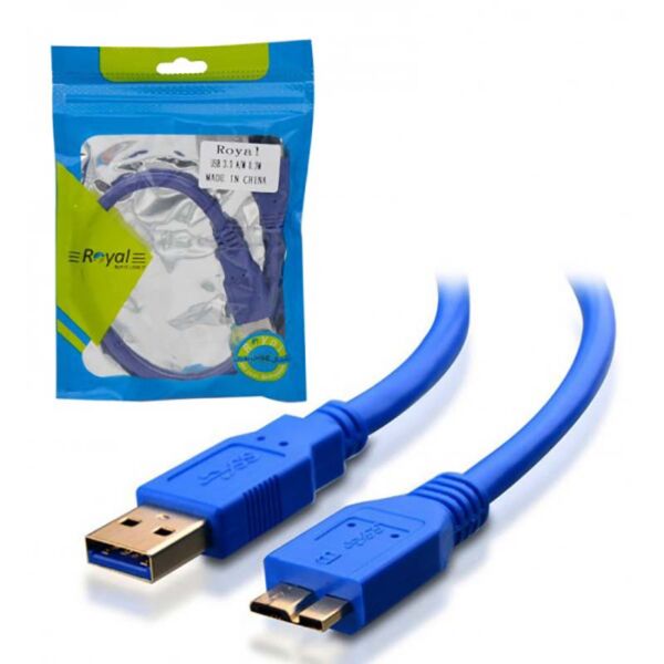 کابل هارد اکسترنال رویال ROYAL USB3.0 30CM