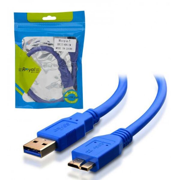 كابل هارد اكسترنال رويال ROYAL USB3.0 30CM