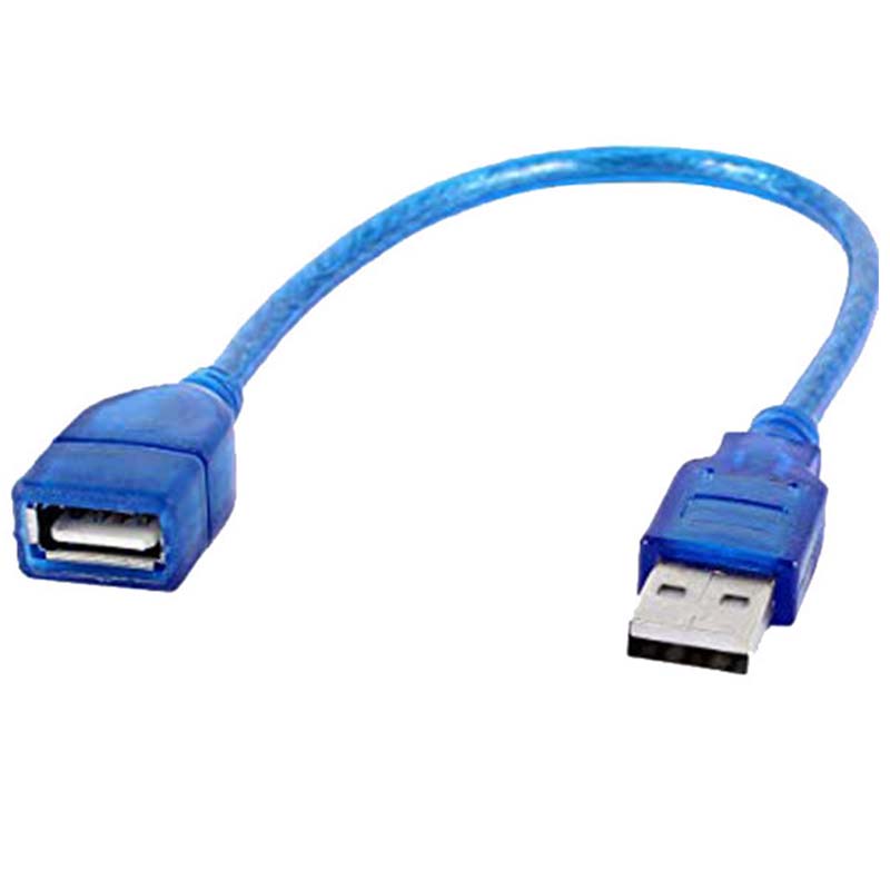 کابل افزایش طول 30CM USB انزو شیلدار