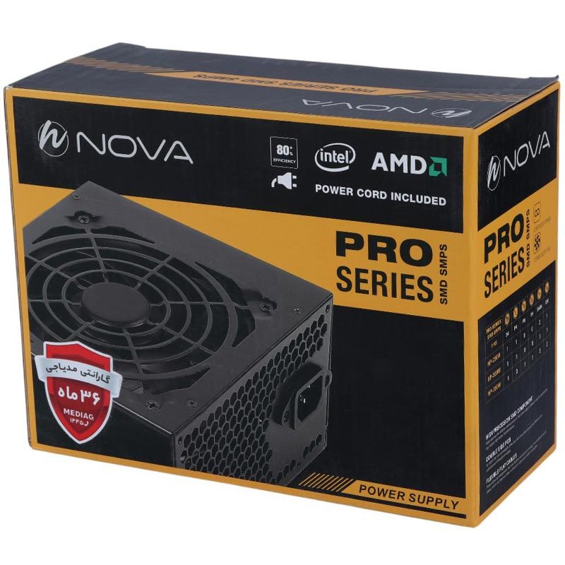 پاور کامپیوتر نوا Nova NP-350W 120mm 350W