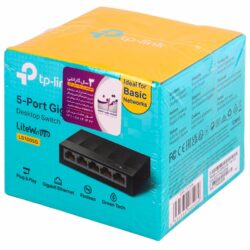 سوئیچ 5 پورت شبکه تی پی لینک LS1005G گارانتی ام تی اف